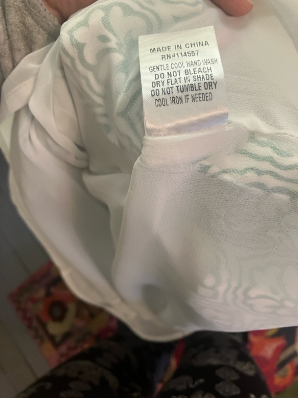 THML Green & White Patterned Skater Skirt - Picture 4 of 4